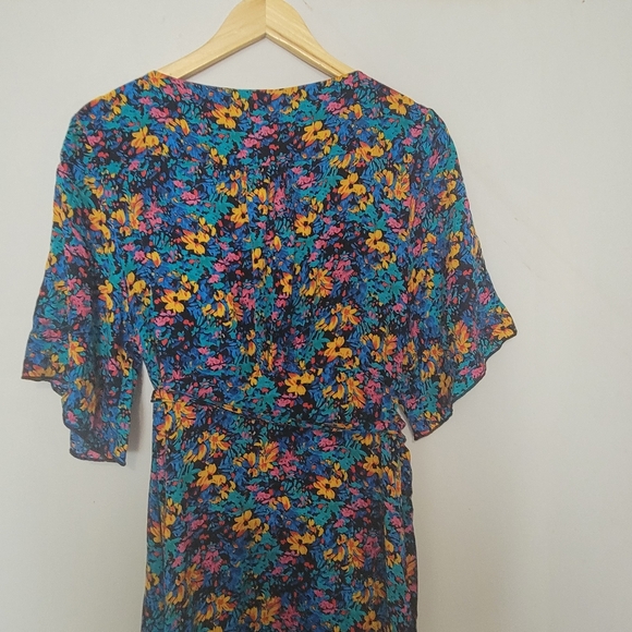Silk & Salt Journey Flower Maxi Wrap Dress Size XL - Picture 11 of 16